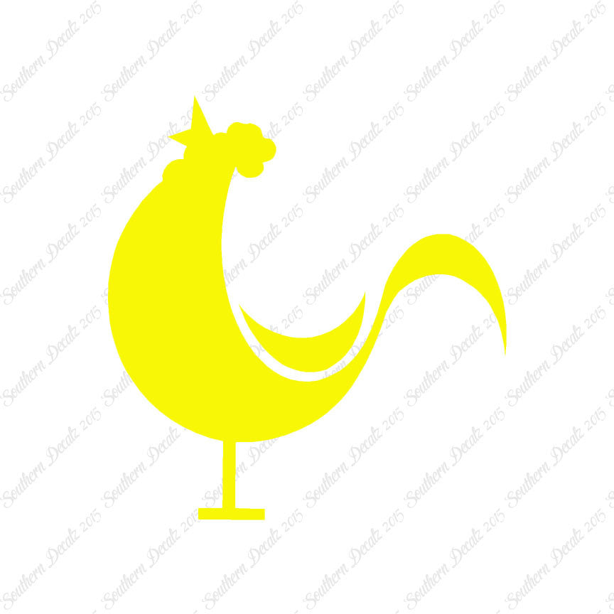 Crowing Rooster Art