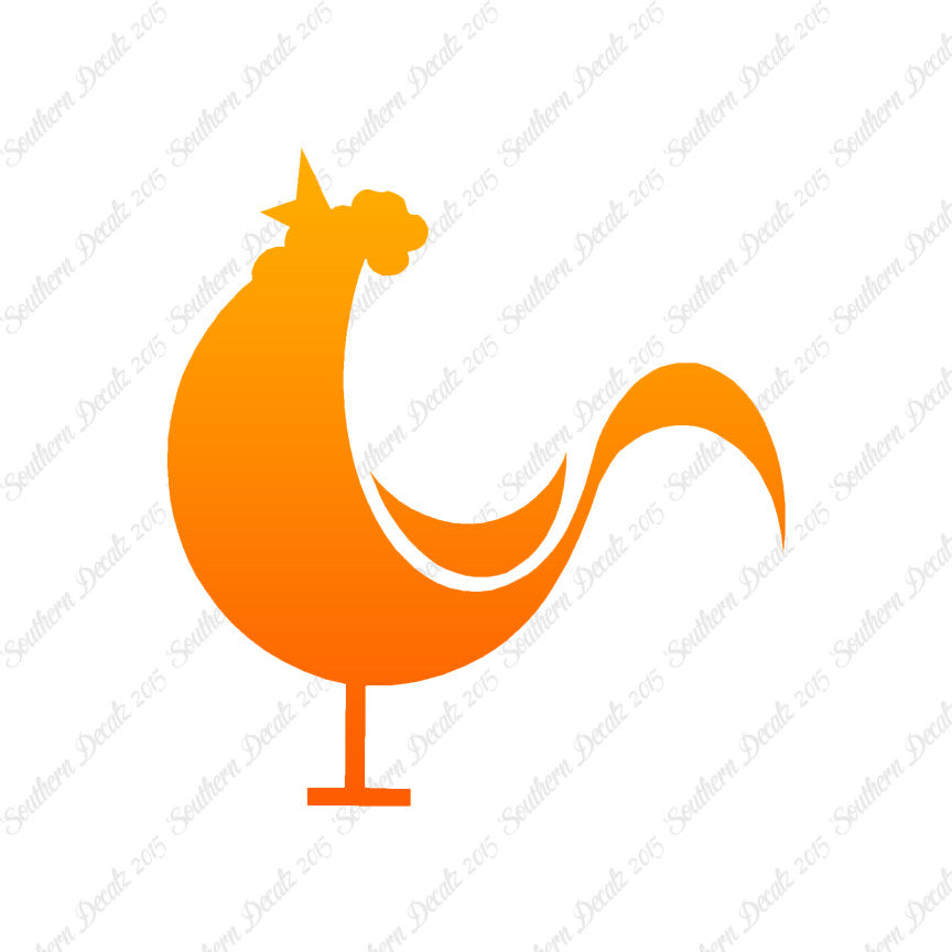 Crowing Rooster Art