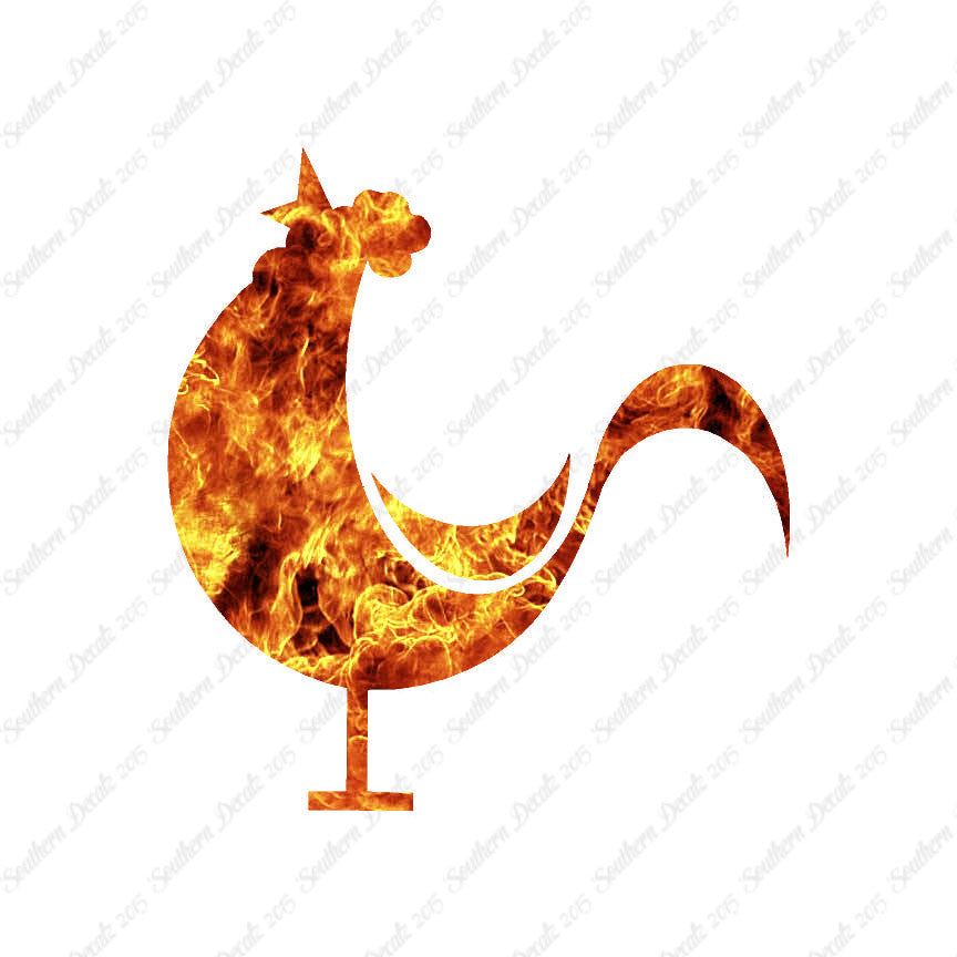 Crowing Rooster Art