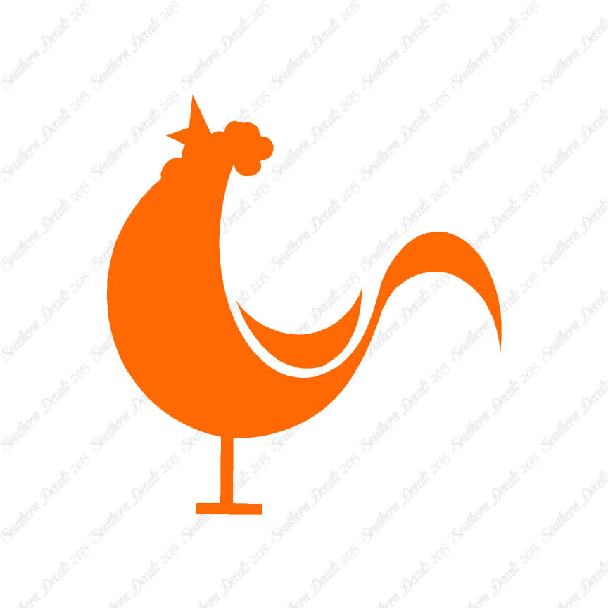 Crowing Rooster Art
