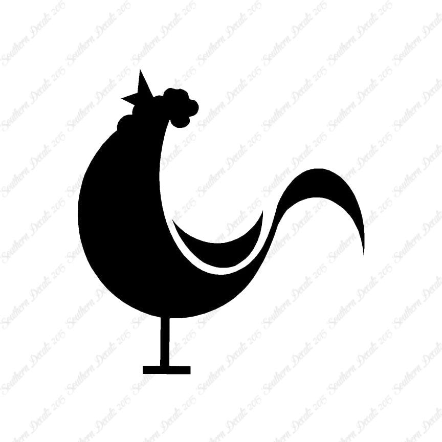 Crowing Rooster Art