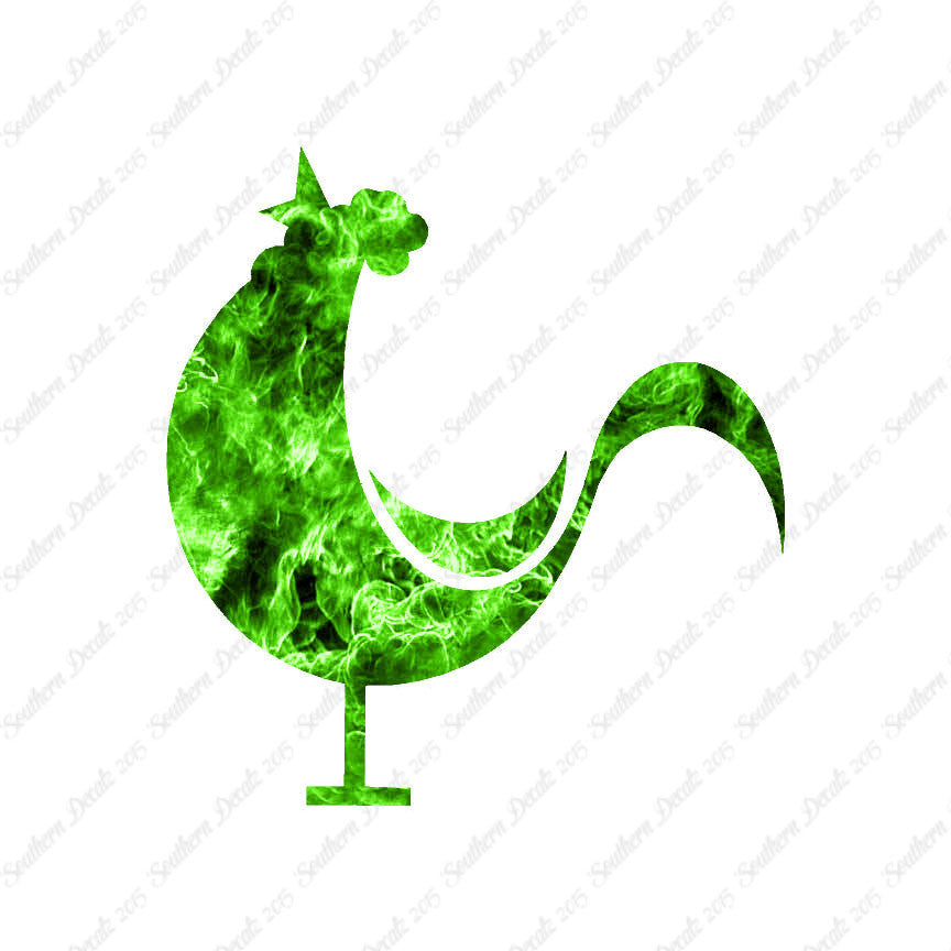 Crowing Rooster Art