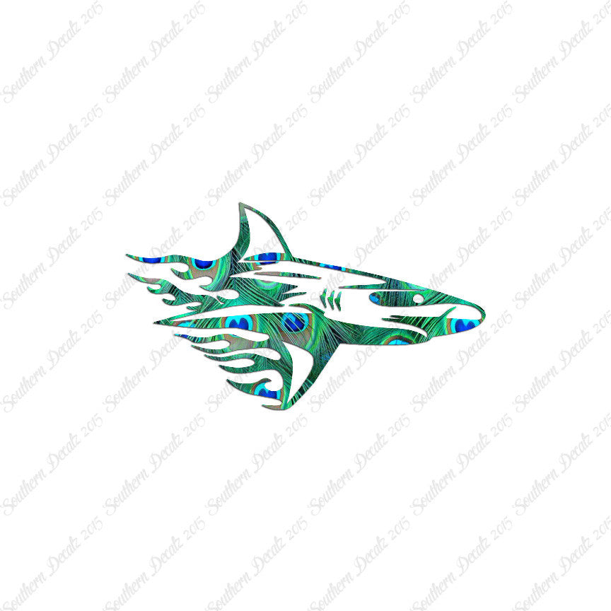 Shark Art Flames