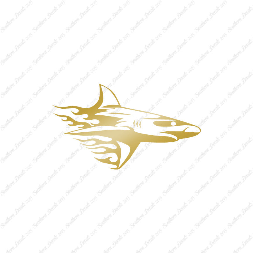 Shark Art Flames