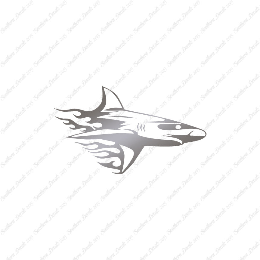 Shark Art Flames