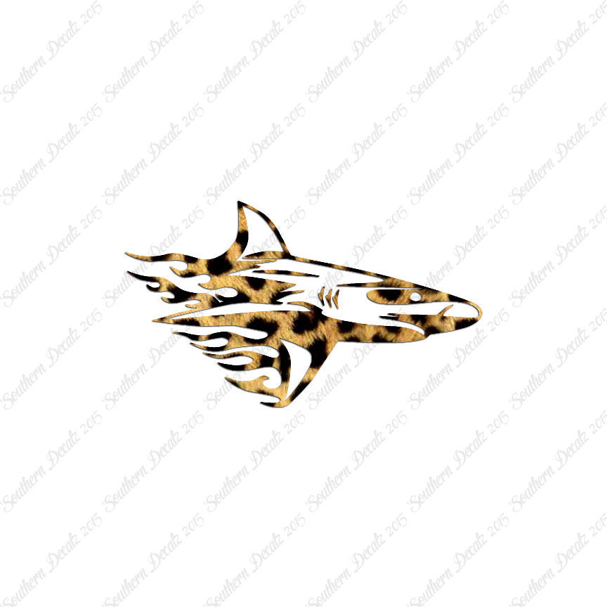 Shark Art Flames