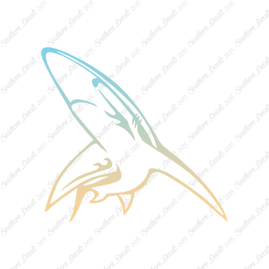 Blue Shark Art Drawing