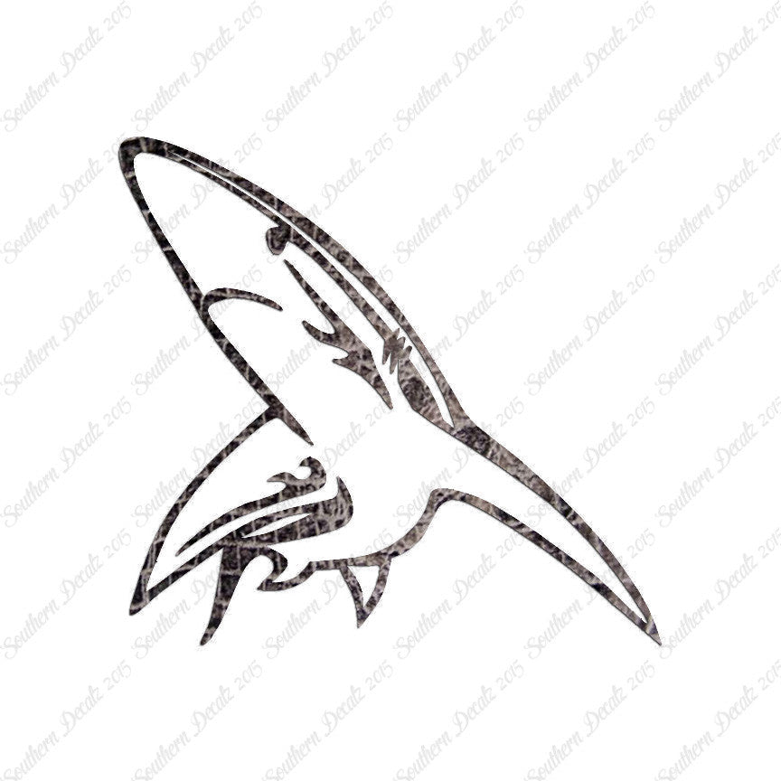 Blue Shark Art Drawing