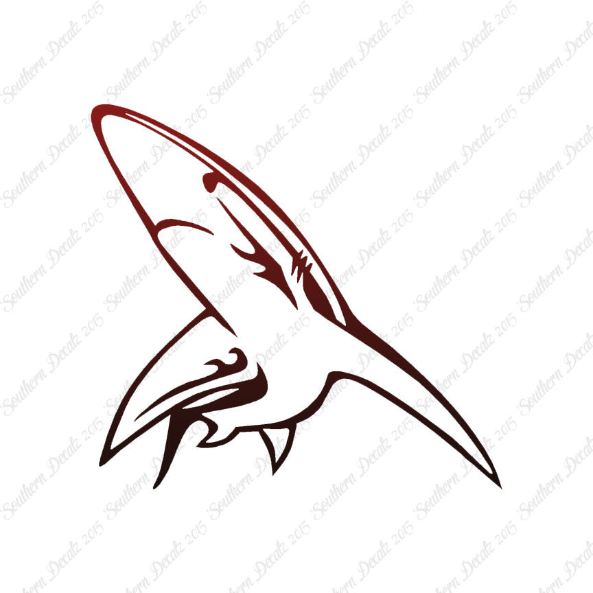 Blue Shark Art Drawing