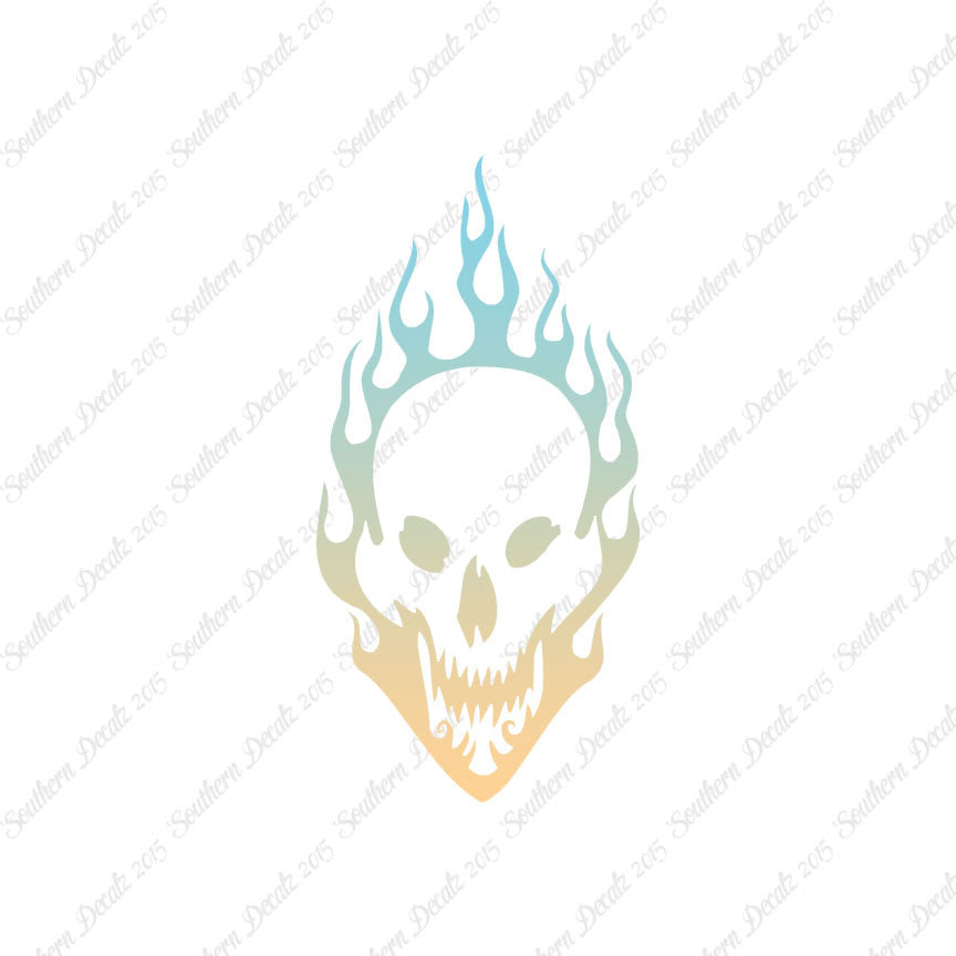Skull Flames Fire