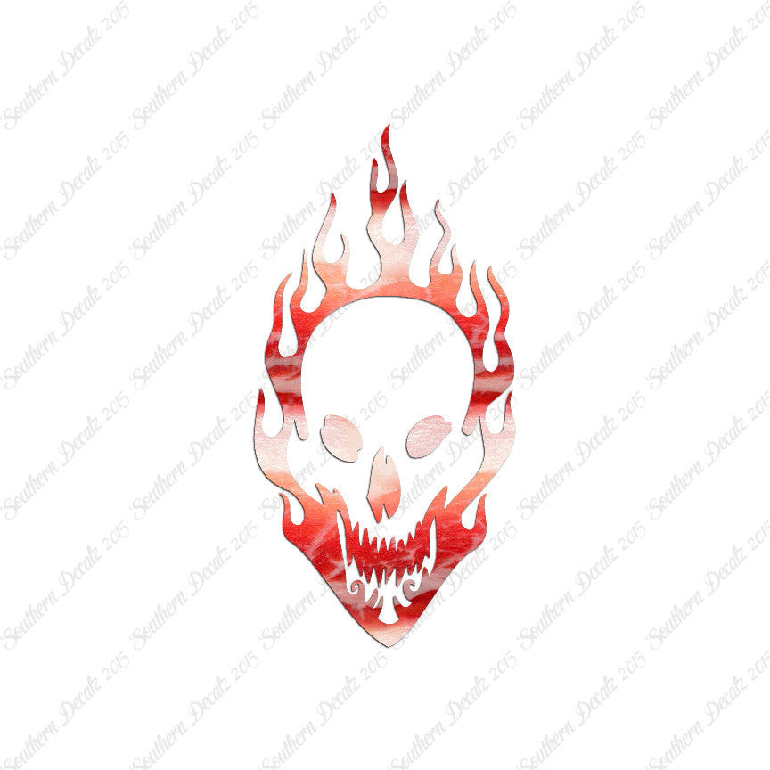 Skull Flames Fire