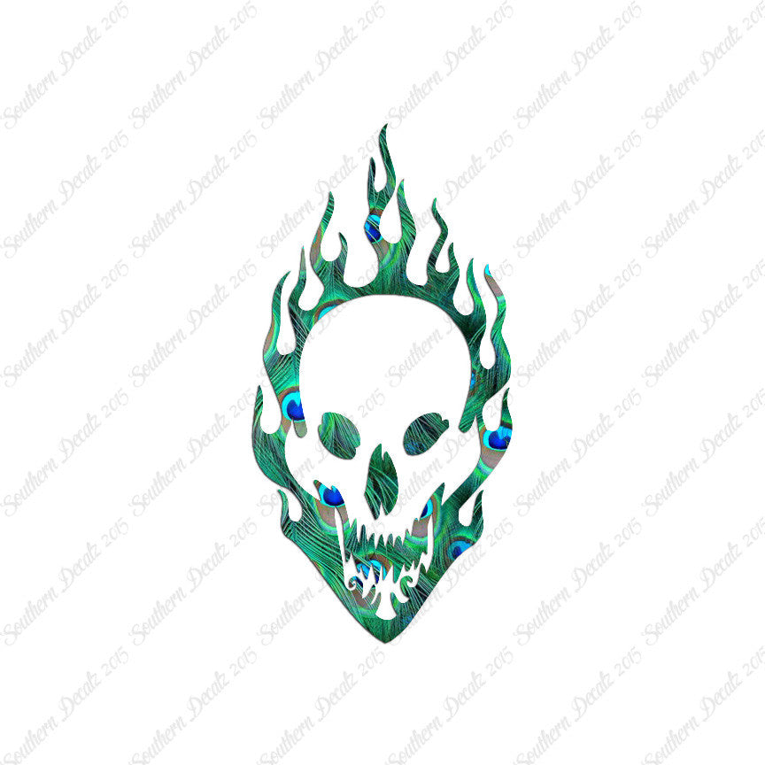 Skull Flames Fire