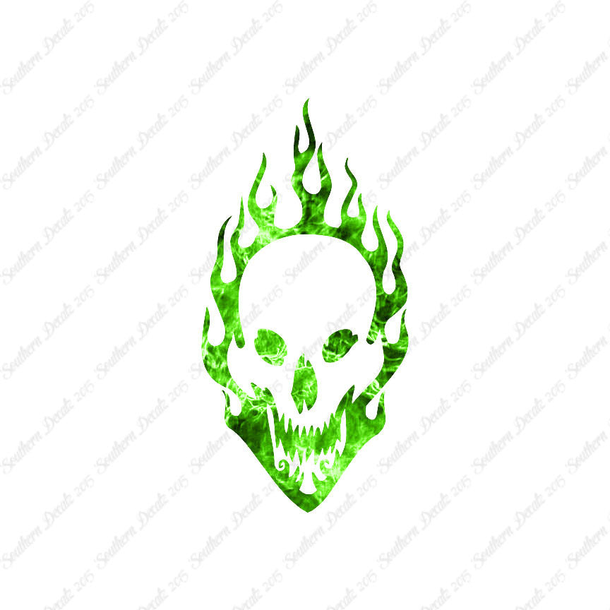 Skull Flames Fire