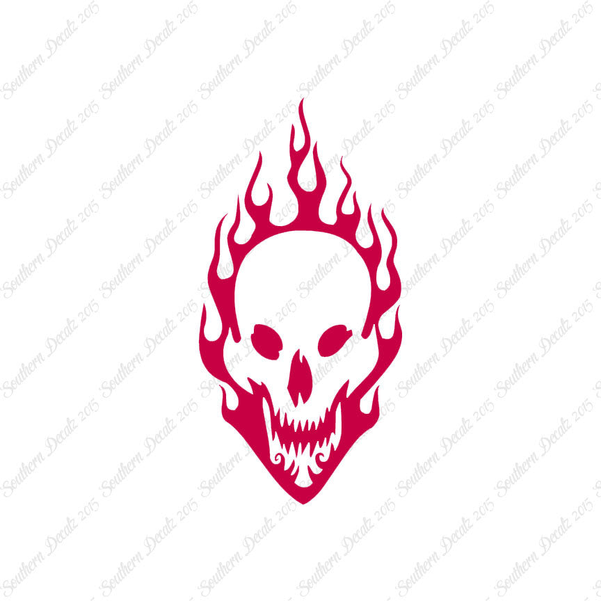 Skull Flames Fire