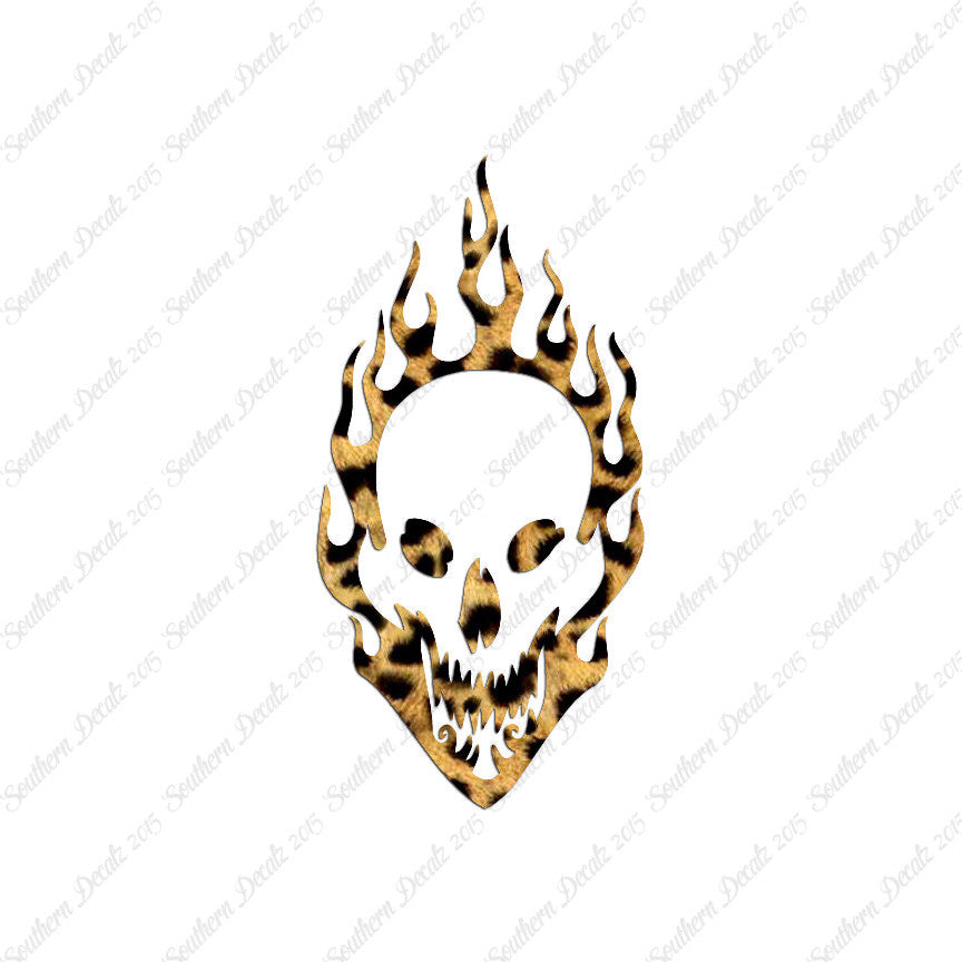 Skull Flames Fire