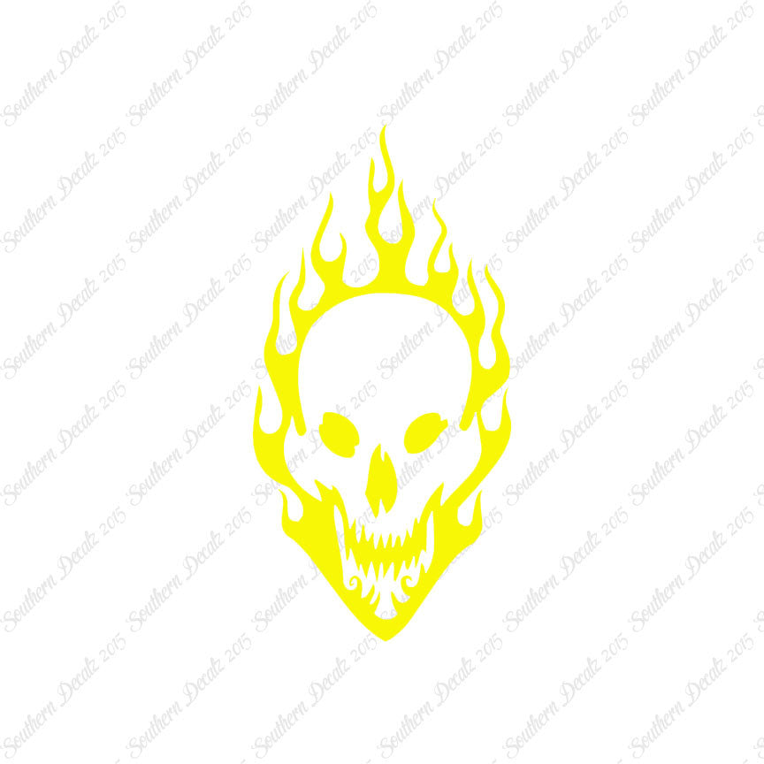 Skull Flames Fire