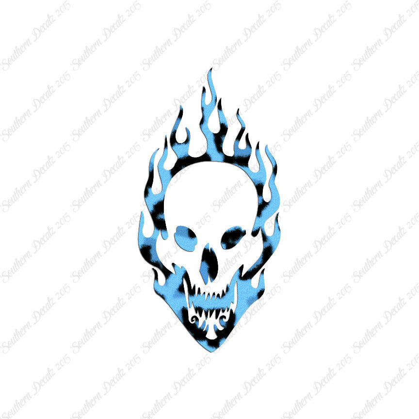 Skull Flames Fire