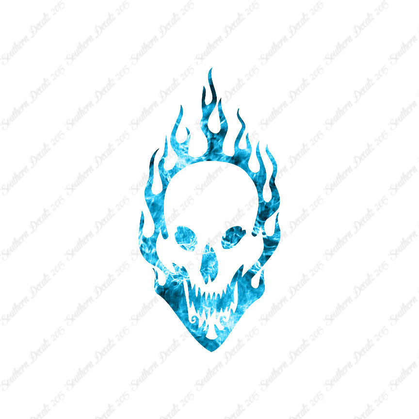 Skull Flames Fire