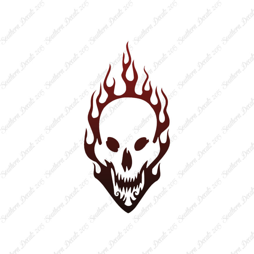 Skull Flames Fire
