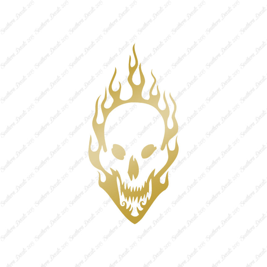 Skull Flames Fire