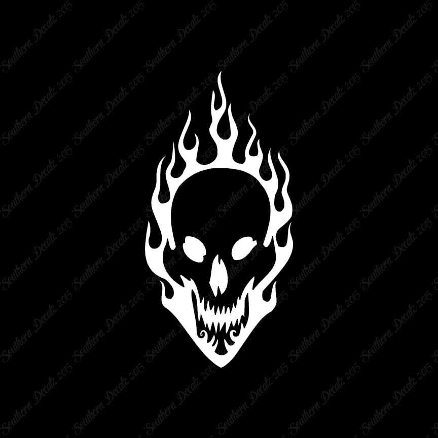 Skull Flames Fire
