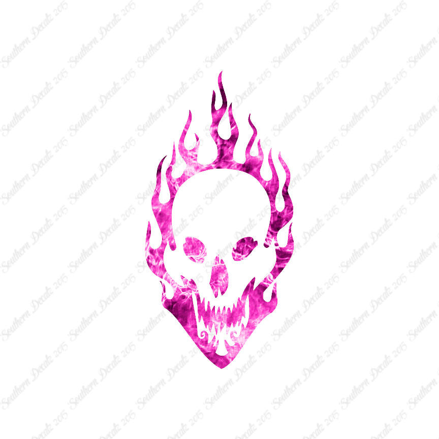 Skull Flames Fire
