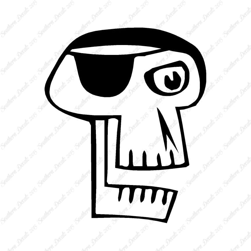 Pirate Skull Art