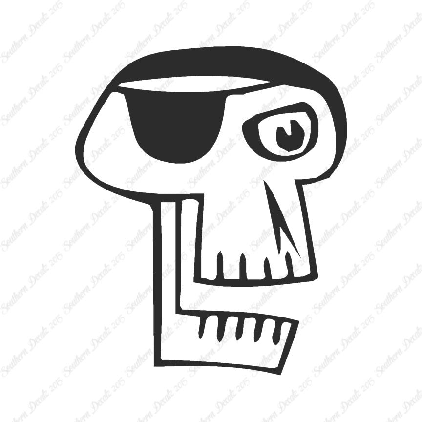 Pirate Skull Art