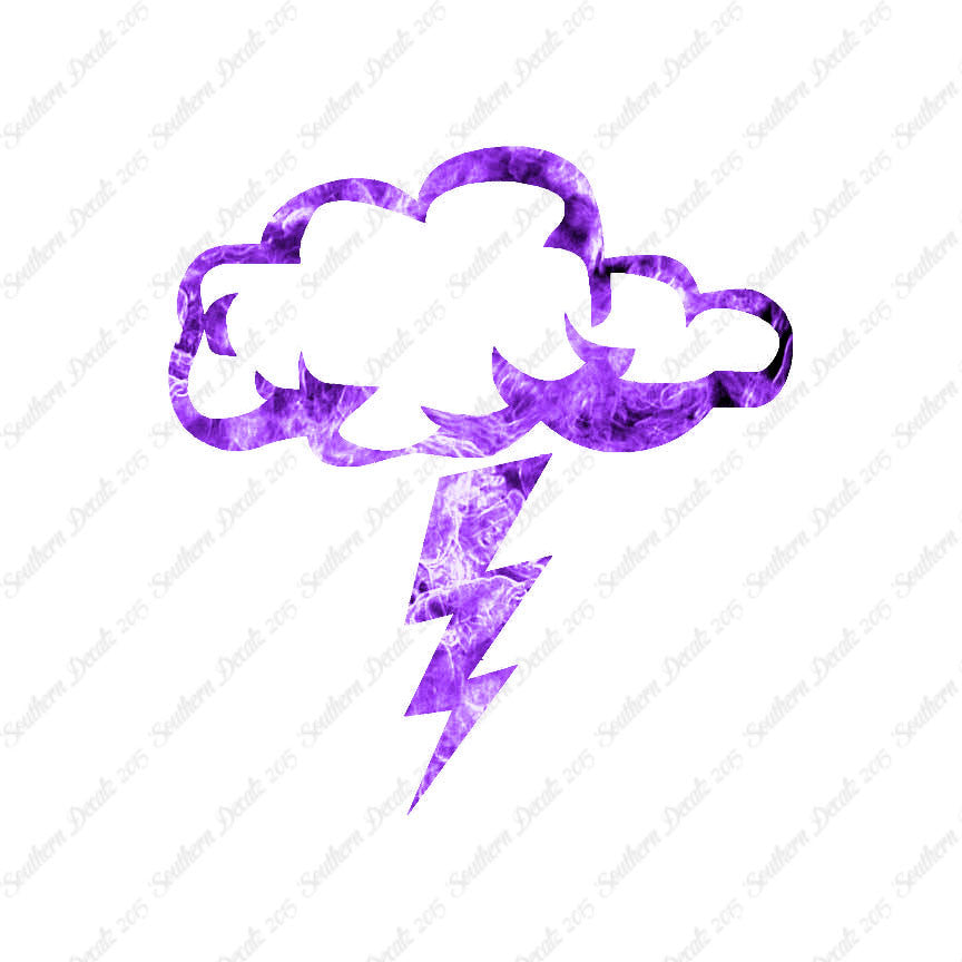 Storm Cloud Lightning Bolt
