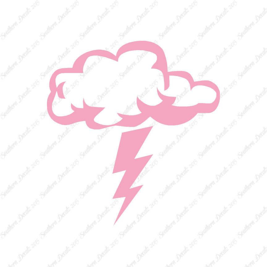 Storm Cloud Lightning Bolt