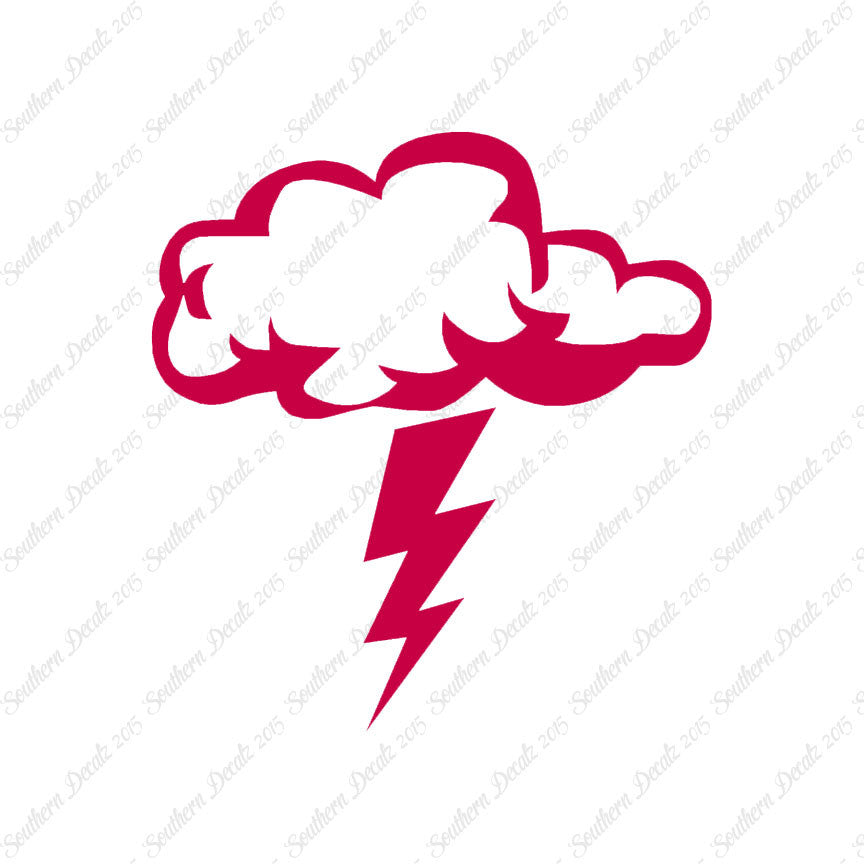 Storm Cloud Lightning Bolt