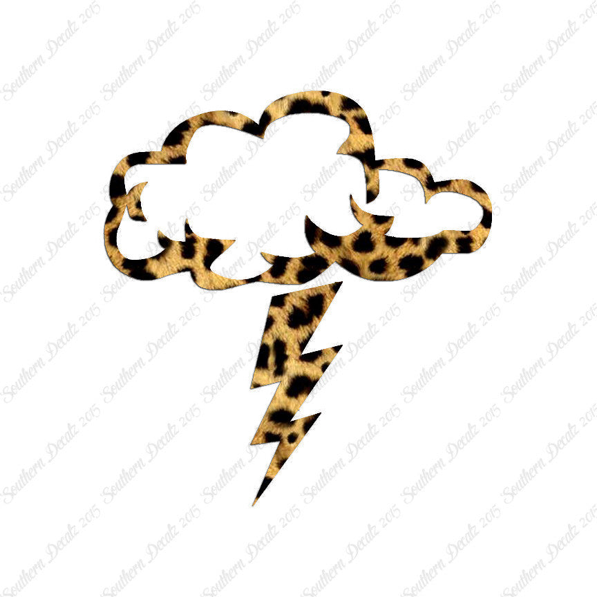Storm Cloud Lightning Bolt