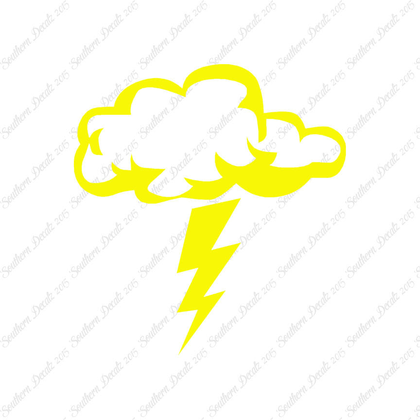 Storm Cloud Lightning Bolt