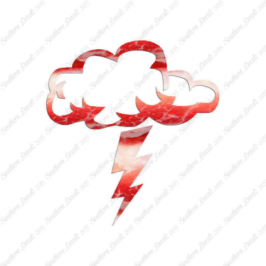 Storm Cloud Lightning Bolt