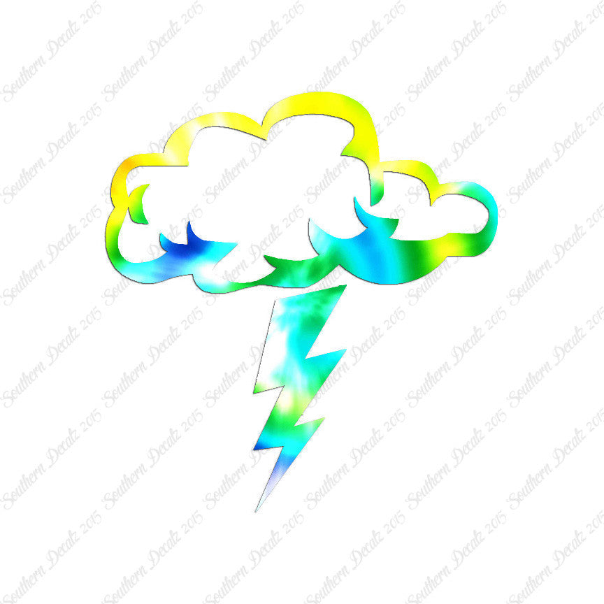 Storm Cloud Lightning Bolt