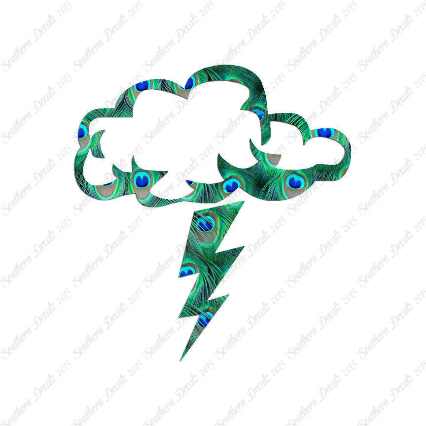 Storm Cloud Lightning Bolt
