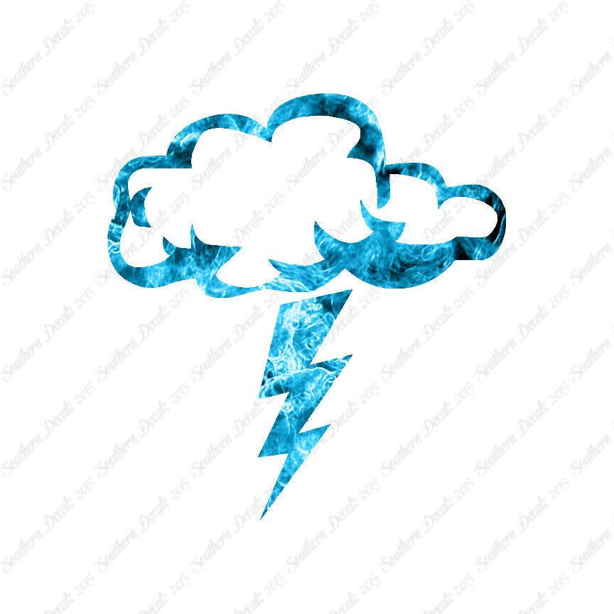 Storm Cloud Lightning Bolt