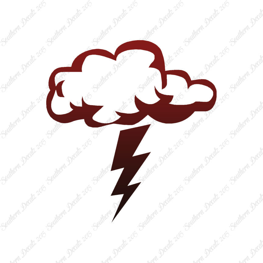 Storm Cloud Lightning Bolt