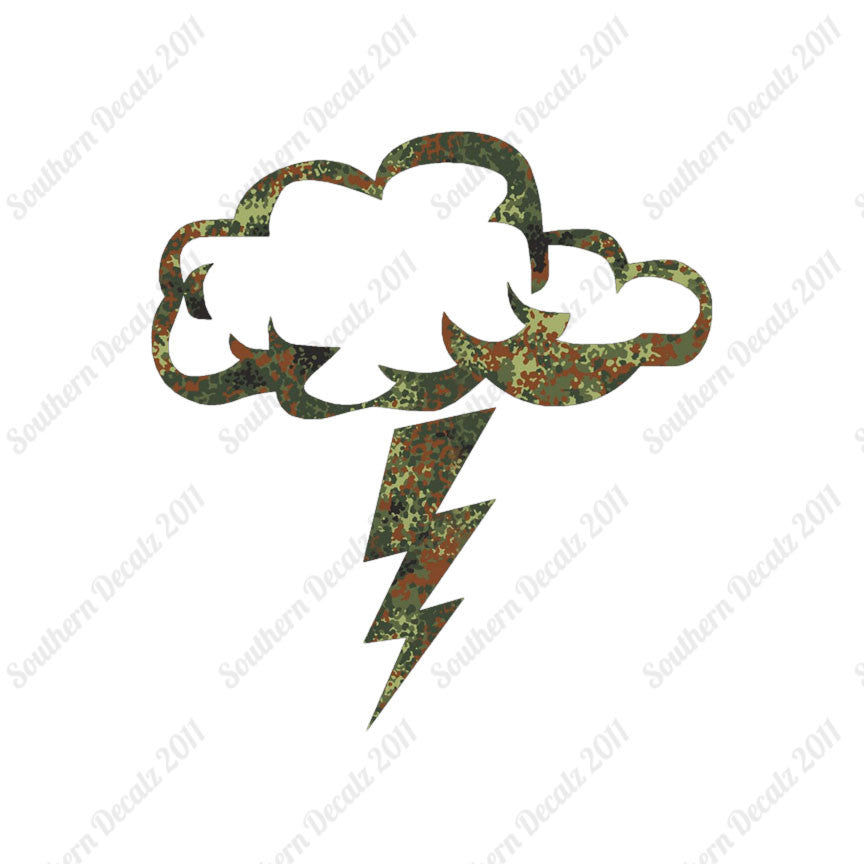 Storm Cloud Lightning Bolt