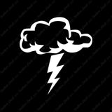 Storm Cloud Lightning Bolt