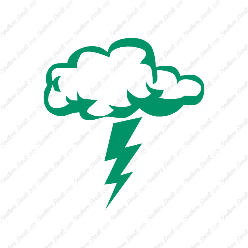 Storm Cloud Lightning Bolt