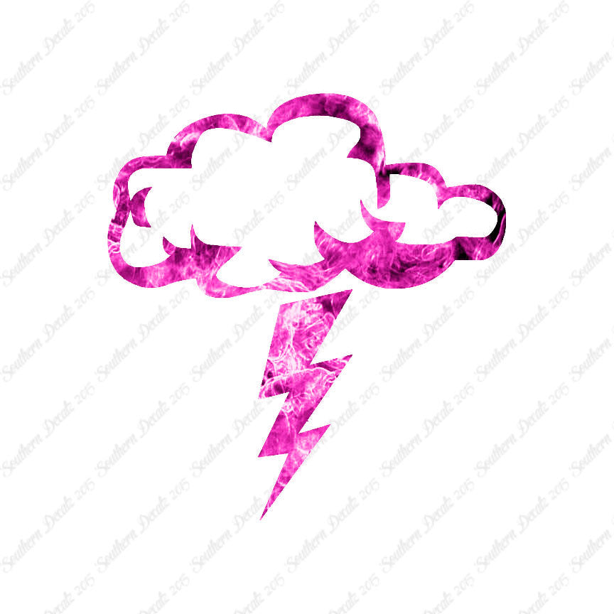Storm Cloud Lightning Bolt