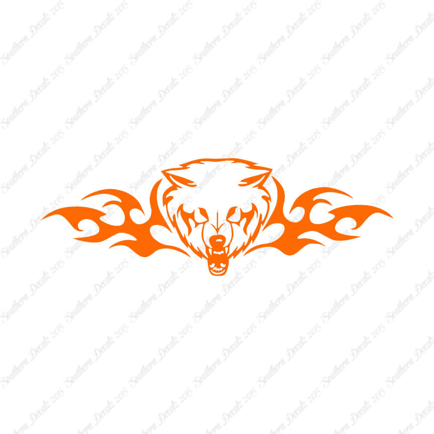 Tribal Wolf Head Snarl