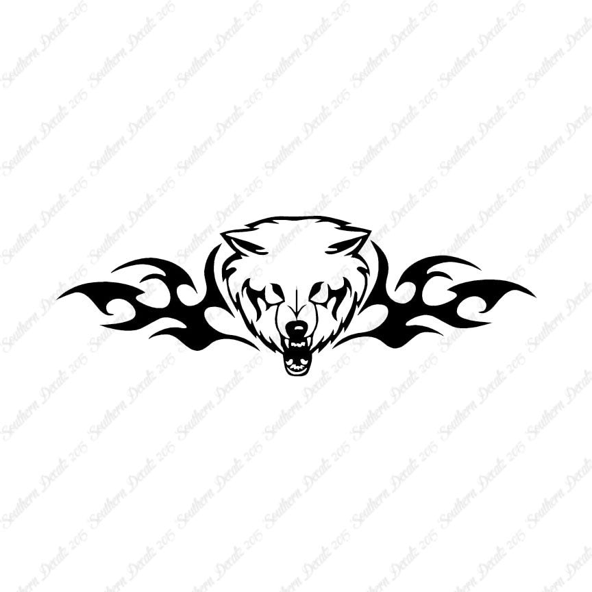 Tribal Wolf Head Snarl
