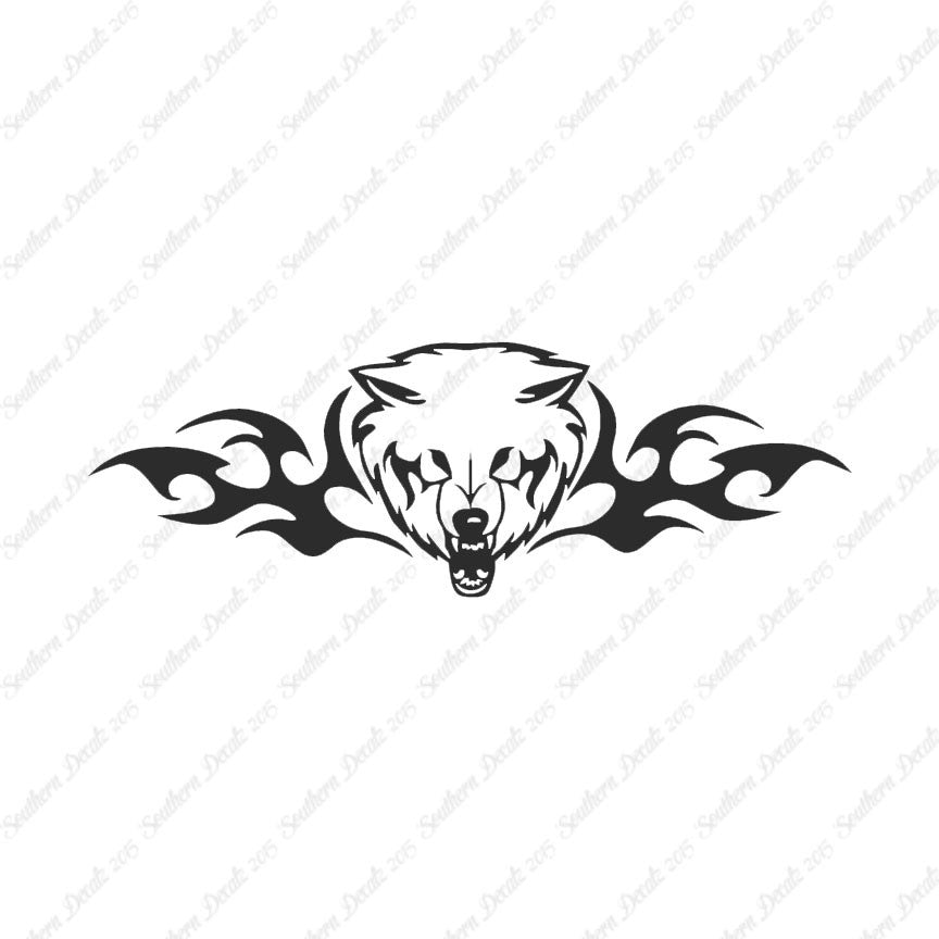 Tribal Wolf Head Snarl