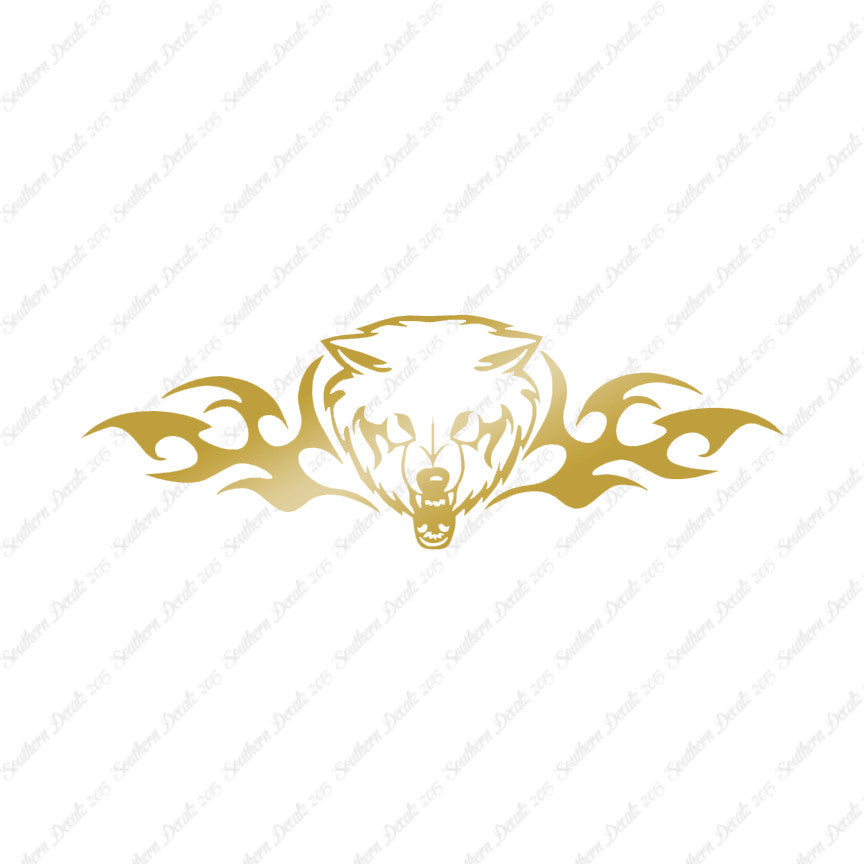 Tribal Wolf Head Snarl