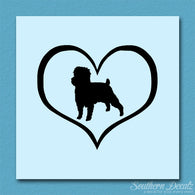 Affenpinscher Dog Heart Love