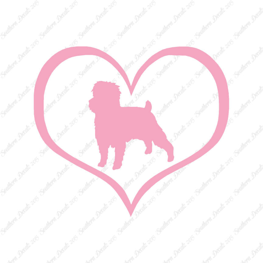 Affenpinscher Dog Heart Love