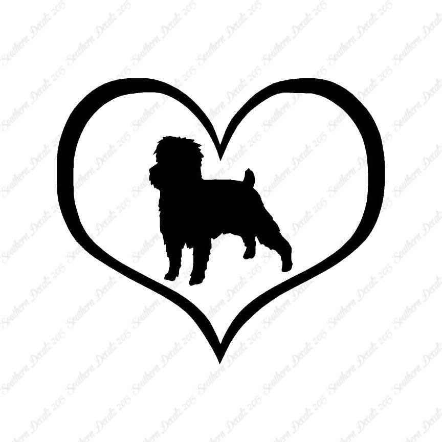 Affenpinscher Dog Heart Love