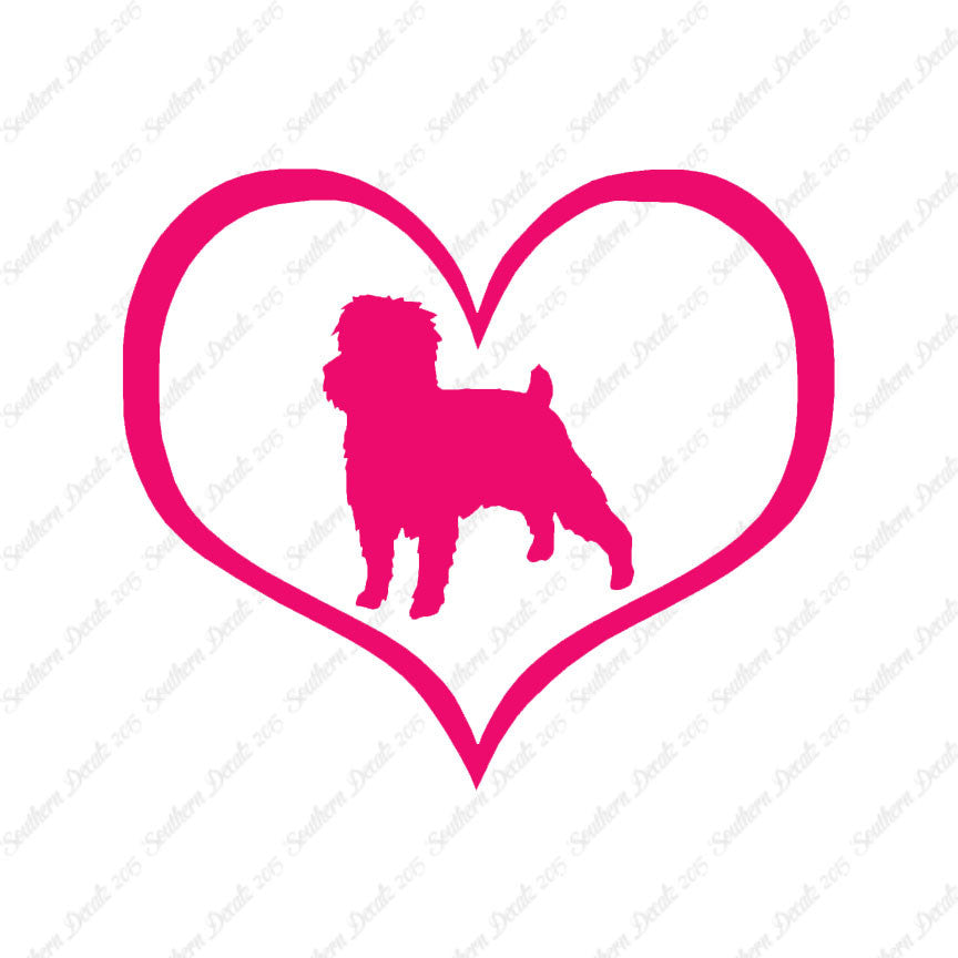 Affenpinscher Dog Heart Love